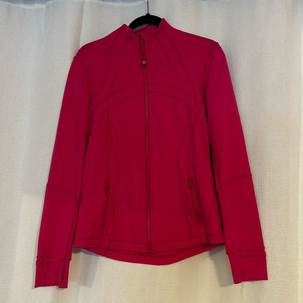 Hot pink Lululemon Define Jacket